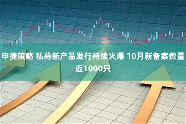 申捷策略 私募新产品发行持续火爆 10月新备案数量近1000只